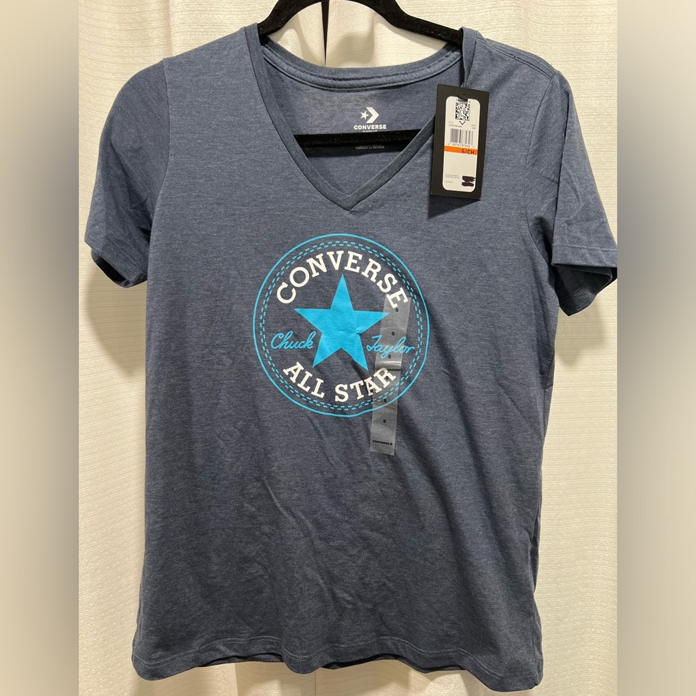 NWT Converse Logo t-shirt women size S small